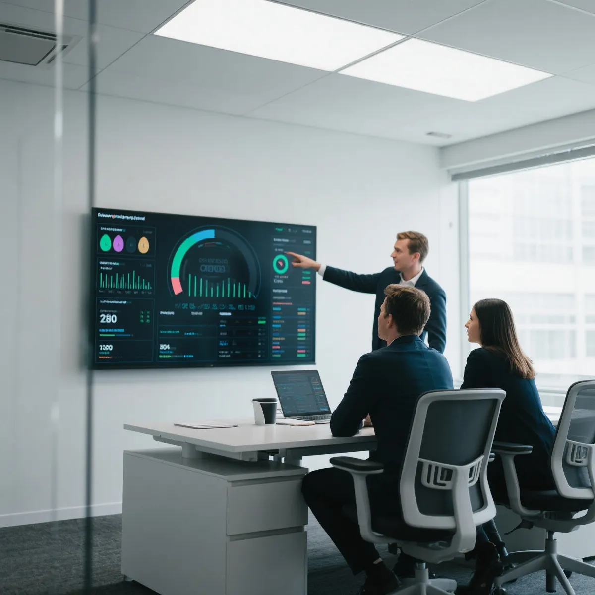 数据团队与分析氛围示意图